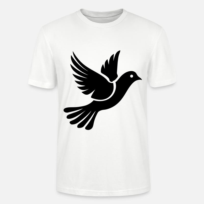 Taube - Stanley/Stella Unisex Bio-T-Shirt CRAFTER - Weiß