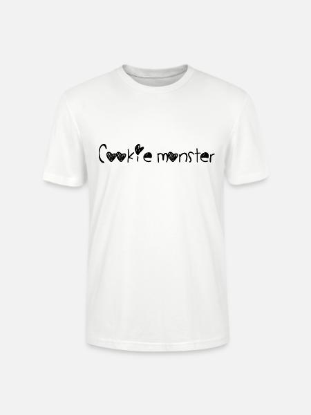 Cookie Monster - Stanley/Stella Unisex Bio-T-Shirt CRAFTER - Weiß