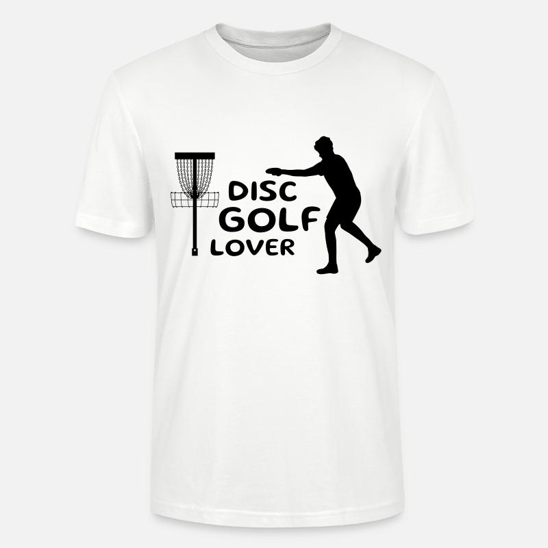 Disc Golf Lover Design Geschenk - Stanley/Stella Unisex Bio-T-Shirt CRAFTER - Weiß