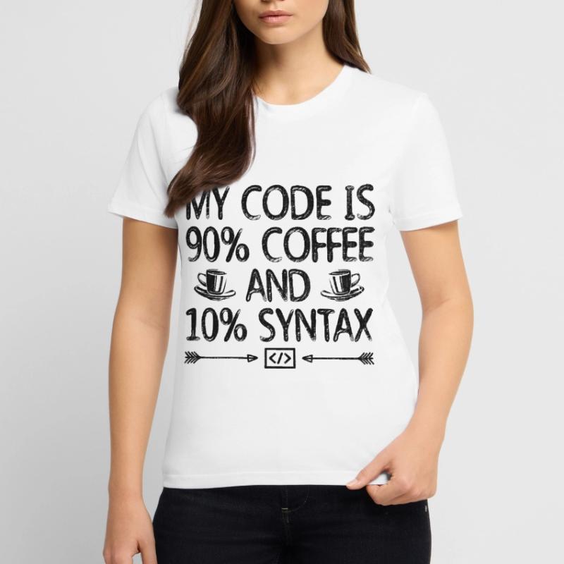 Café Codage Programmeur Codeur Développeur Nerd Coff T-shirt bio CRAFTER Stanley Stella Unisexe