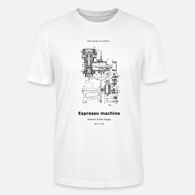 Espresso machine - Stanley/Stella Unisex Bio-T-Shirt CRAFTER - Weiß