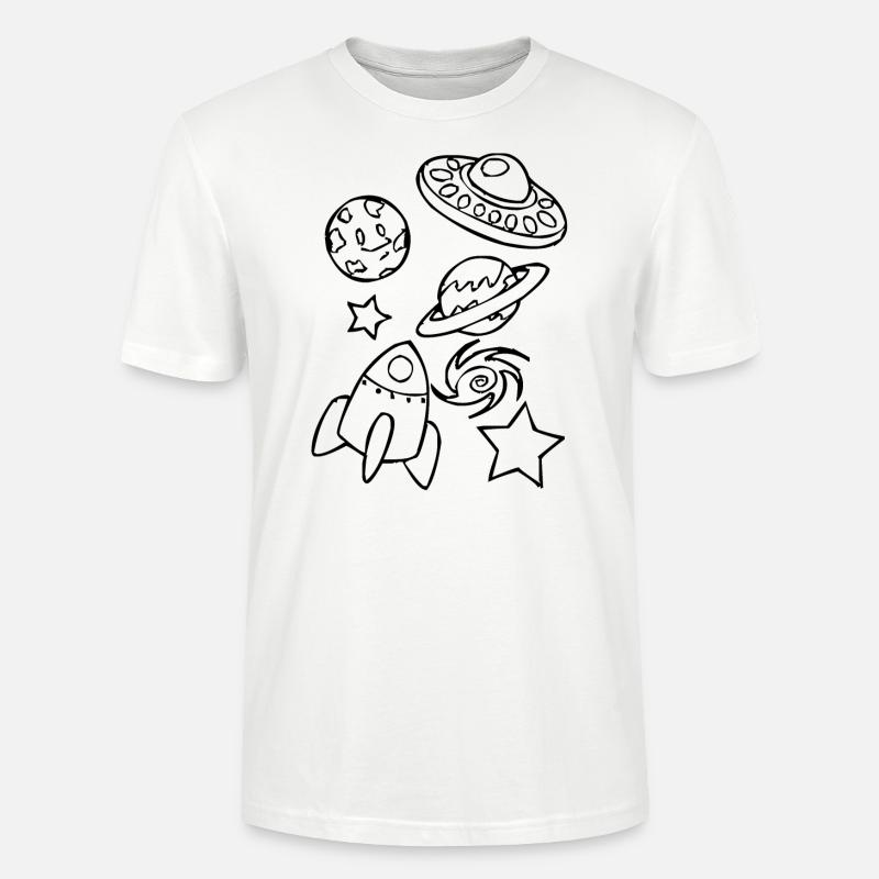 Conception de l'espace - T-shirt bio CRAFTER Stanley Stella Unisexe - blanc