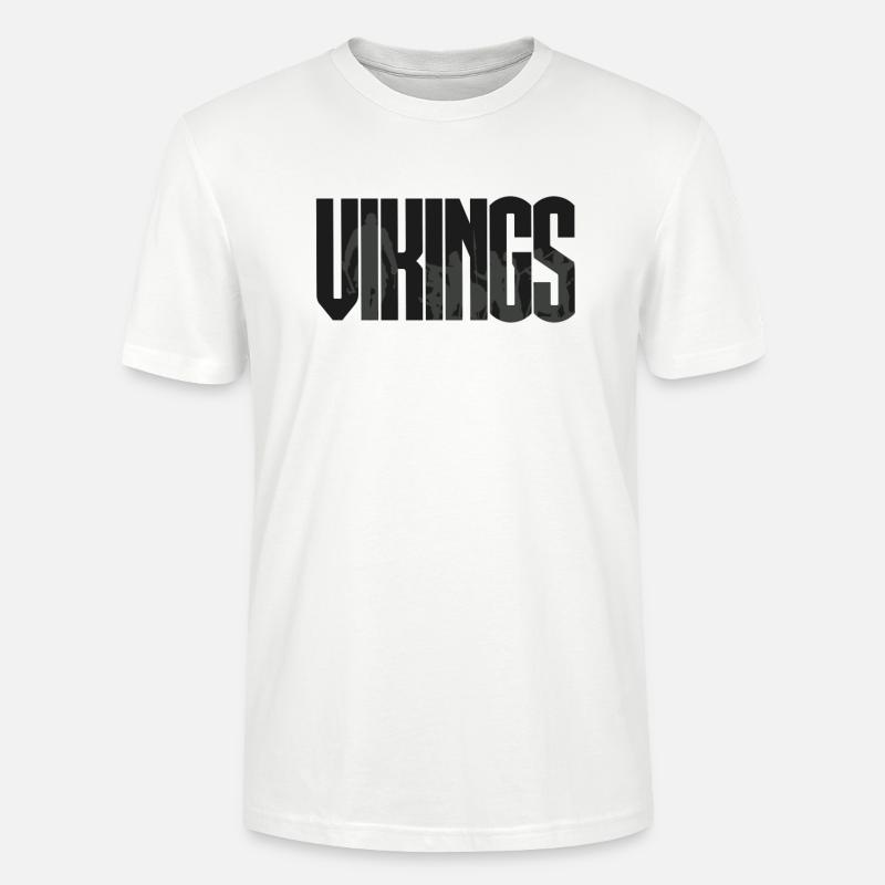 VIKINGS Logo - Stanley/Stella Unisex Bio-T-Shirt CRAFTER - Weiß