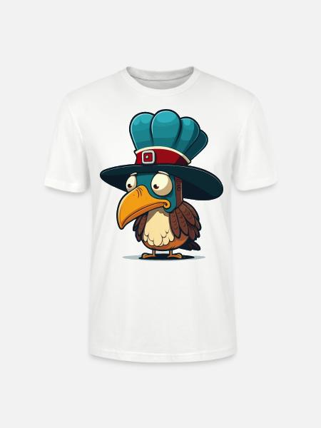 Thanksgiving-Leckerbissen - Stanley/Stella Unisex Bio-T-Shirt CRAFTER - Weiß