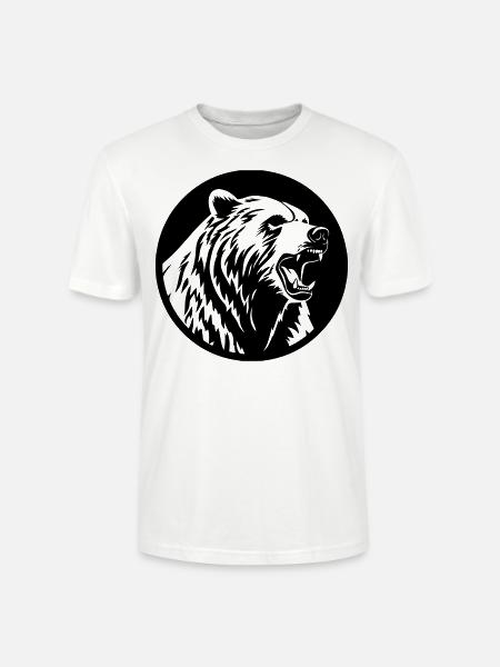 Grizzly Bear - Stanley/Stella CRAFTER Unisex Organic T-Shirt - white