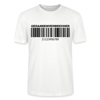 Gedankenverbrecher - Stanley/Stella Unisex Bio-T-Shirt CRAFTER - Weiß - Vorne - Alina (178cm) & Michal (187cm)