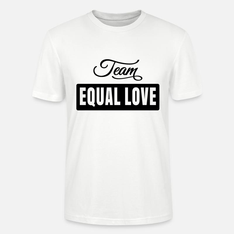 Team Equal Love - Stanley/Stella Unisex Bio-T-Shirt CRAFTER - Weiß