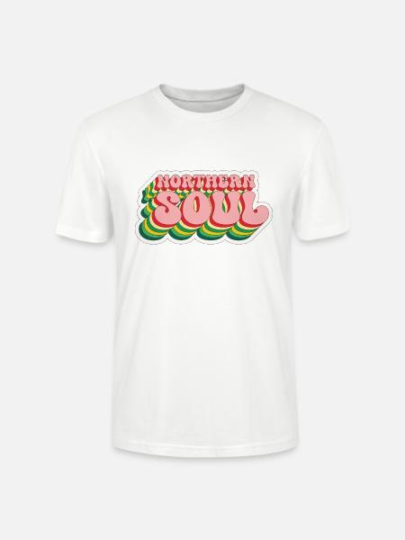 Northern Soul Retro - Stanley/Stella Unisex Bio-T-Shirt CRAFTER - Weiß