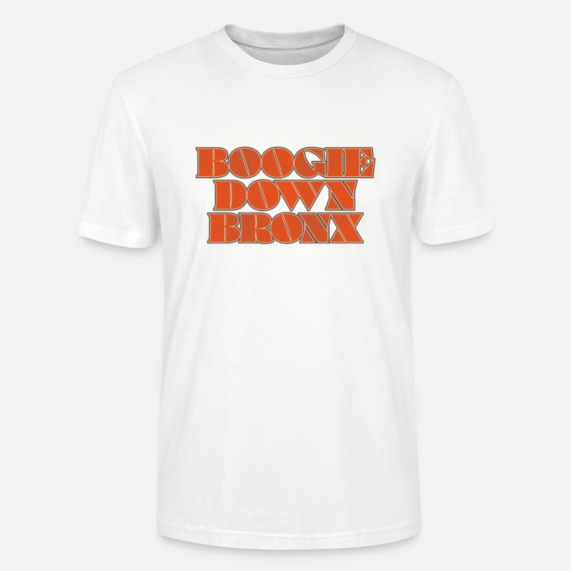 Boogie Down Bronx - Stanley/Stella Unisex Bio-T-Shirt CRAFTER - Weiß