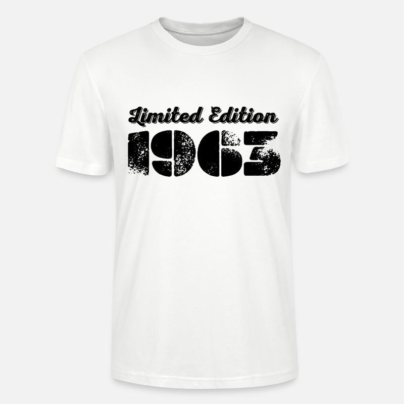 Millésime 1963 - T-shirt bio CRAFTER Stanley Stella Unisexe - blanc