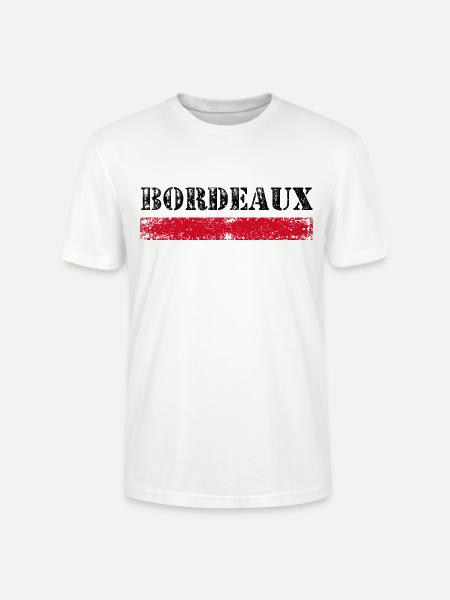 Bordeaux Millésime - T-shirt bio CRAFTER Stanley Stella Unisexe - blanc