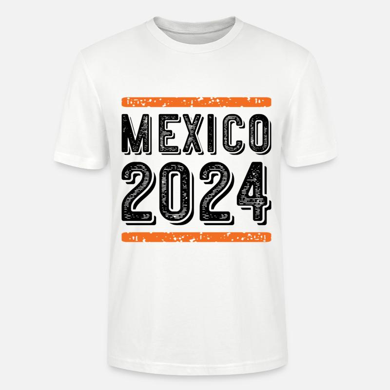 Mexique Millésime 2024 - T-shirt bio CRAFTER Stanley Stella Unisexe - blanc