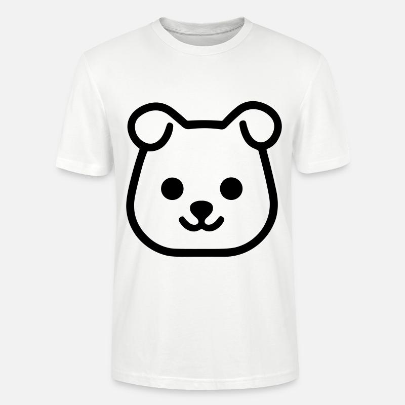 Hund - Stanley/Stella Unisex Bio-T-Shirt CRAFTER - Weiß