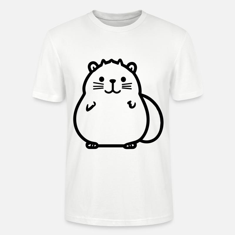 Murmeltier - Stanley/Stella Unisex Bio-T-Shirt CRAFTER - Weiß