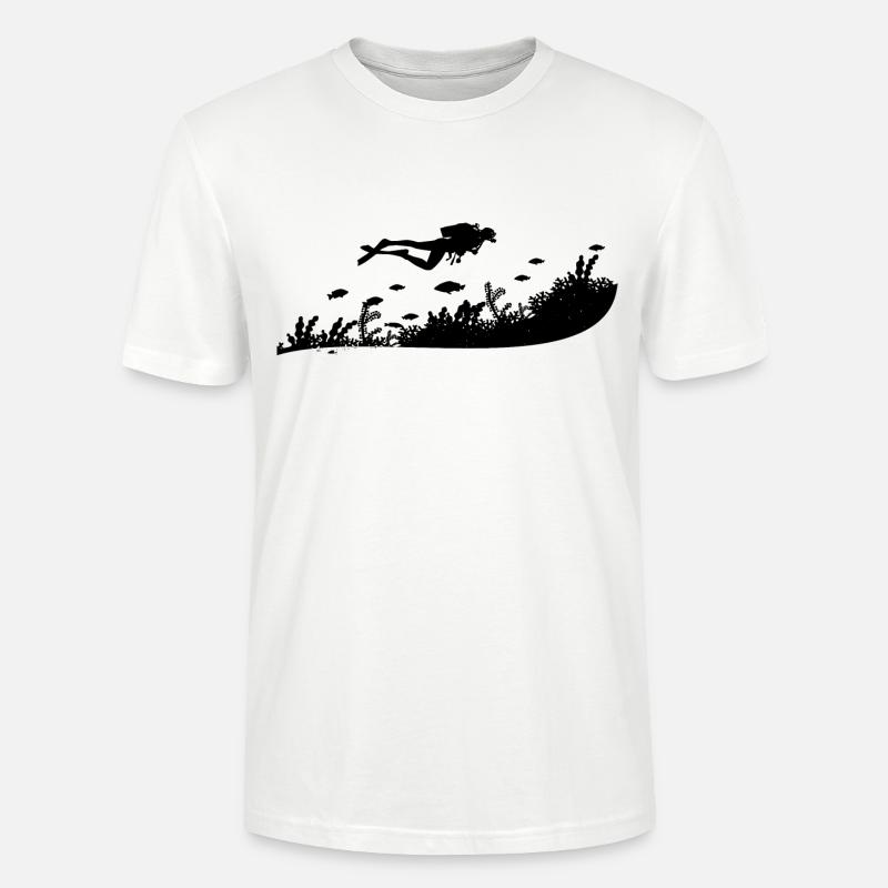 Tauchen - Stanley/Stella Unisex Bio-T-Shirt CRAFTER - Weiß