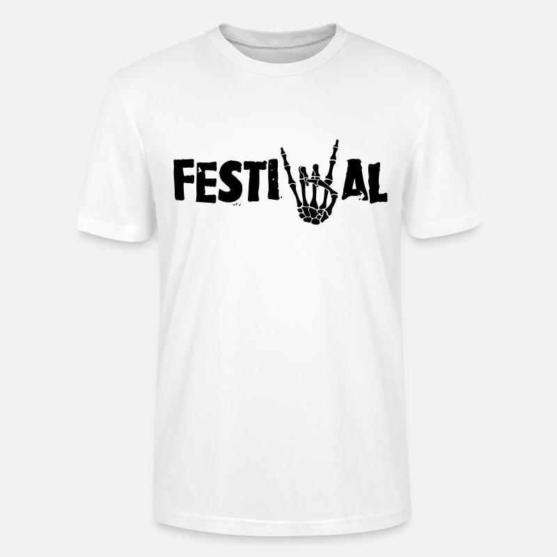 festival - Stanley/Stella Unisex Bio-T-Shirt CRAFTER - Weiß
