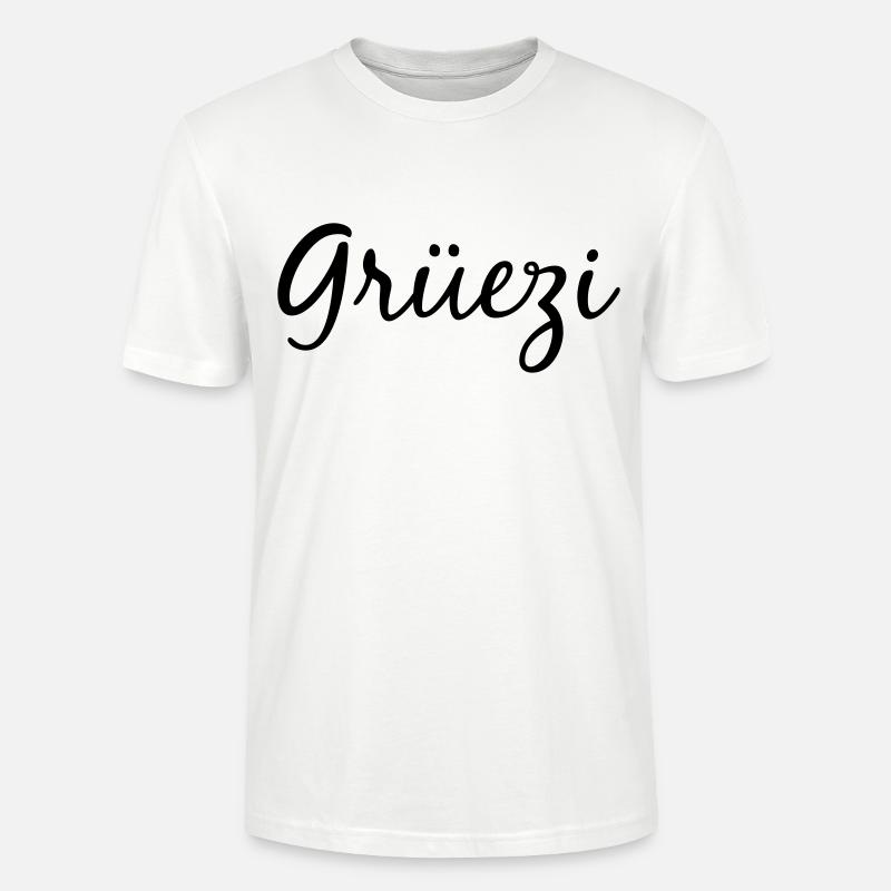 Grüezi - Stanley/Stella Unisex Bio-T-Shirt CRAFTER - Weiß