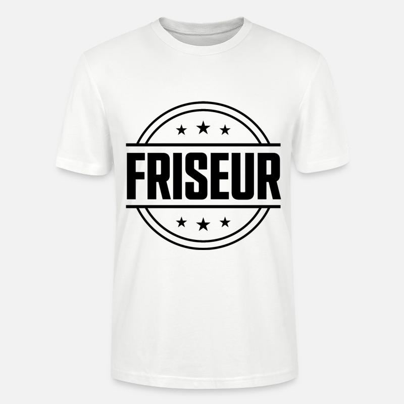 Friseur Beruf - Stanley/Stella Unisex Bio-T-Shirt CRAFTER - Weiß