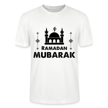 Ramadan Mubarak - Stanley/Stella CRAFTER Unisex Organic T-Shirt - white - Front - Alina (178cm) & Michal (187cm)