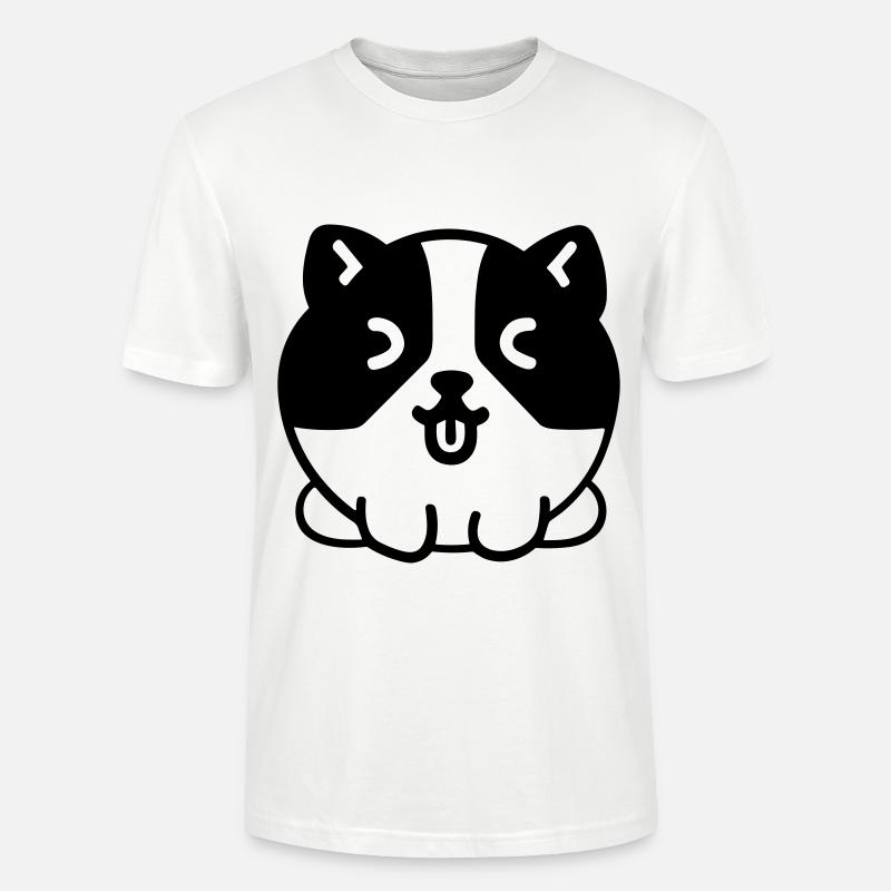 Chien - T-shirt bio CRAFTER Stanley Stella Unisexe - blanc