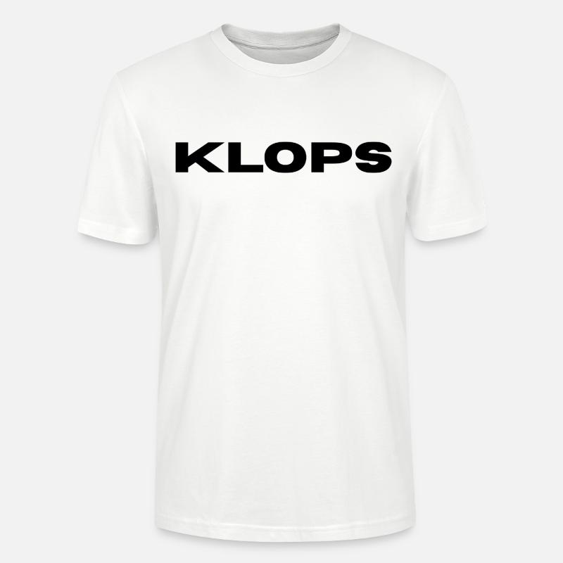 Klops - Hier ist der Name Programm - Stanley/Stella Unisex Bio-T-Shirt CRAFTER - Weiß