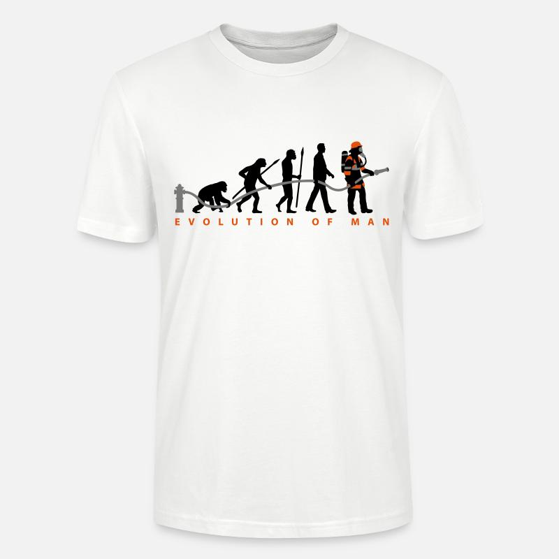 evolution_feuerwehrmann_032015_c_3c - Stanley/Stella Unisex Bio-T-Shirt CRAFTER - Weiß