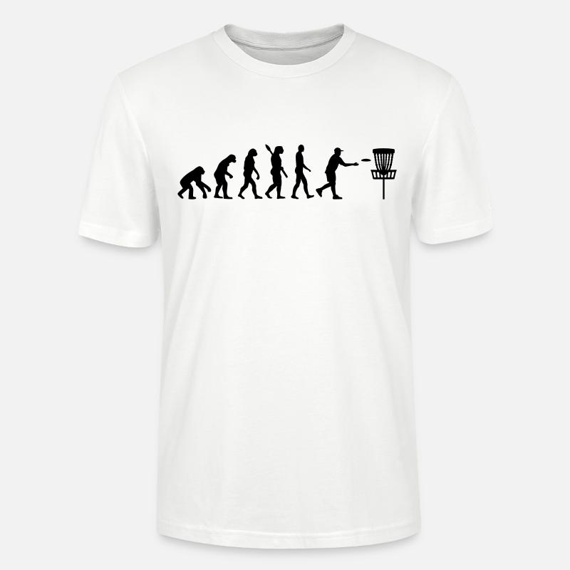 Disc golf - Stanley/Stella Unisex Bio-T-Shirt CRAFTER - Weiß