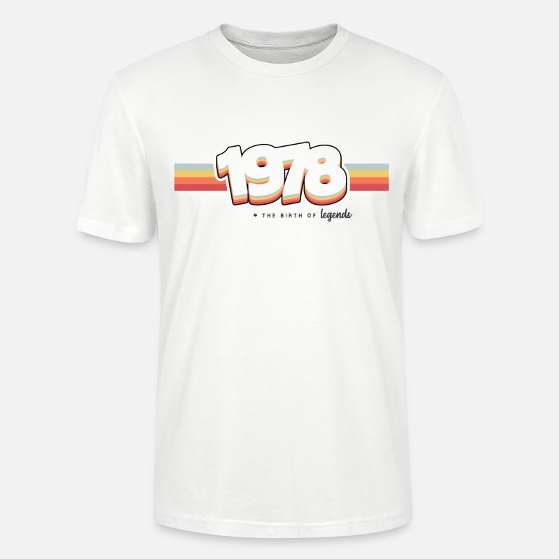 1978 Die Geburt der Legenden - Stanley/Stella Unisex Bio-T-Shirt CRAFTER - Weiß