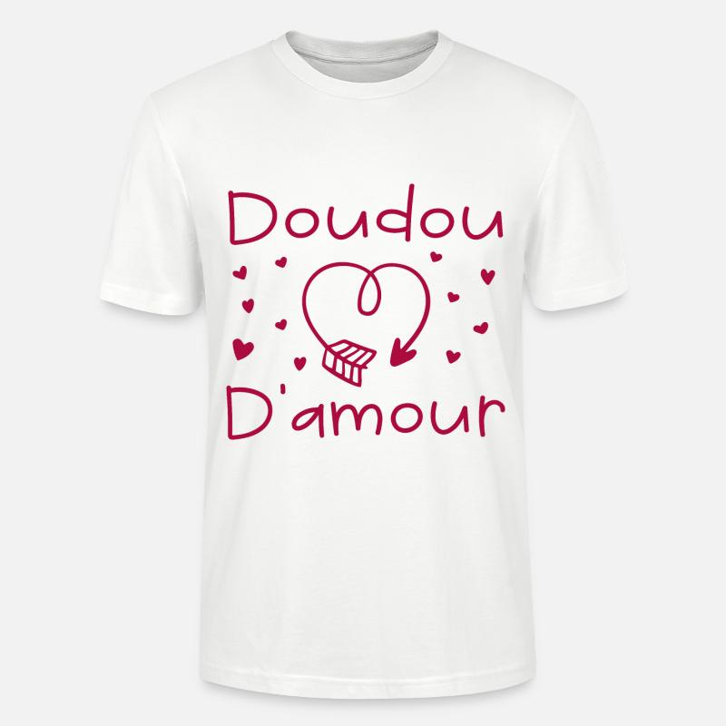 doudou d amour - T-shirt bio CRAFTER Stanley Stella Unisexe - blanc