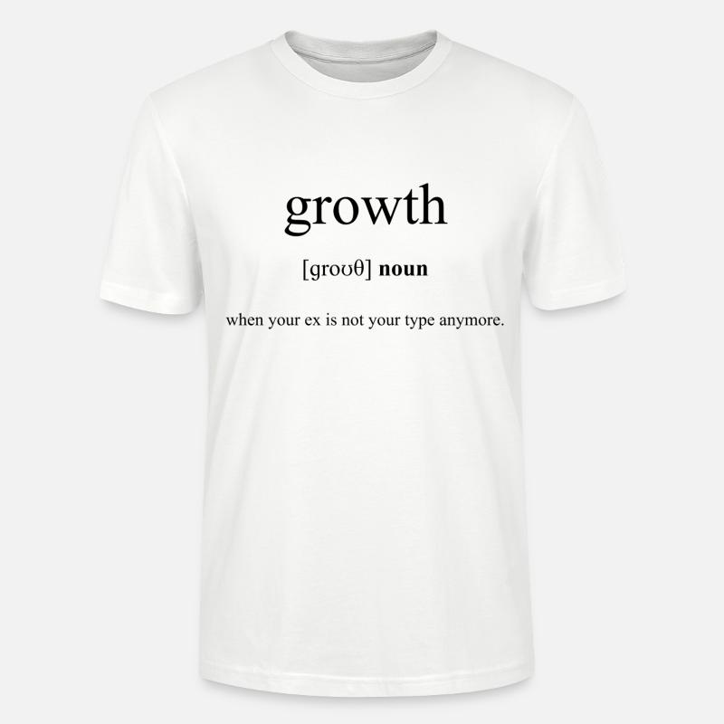 Growth (Wachstum) Definition Dictionary - Stanley/Stella Unisex Bio-T-Shirt CRAFTER - Weiß