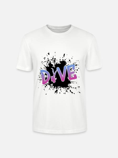 tauchen dive diver - Stanley/Stella Unisex Bio-T-Shirt CRAFTER - Weiß