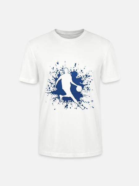 Streetball - Stanley/Stella Unisex Bio-T-Shirt CRAFTER - Weiß