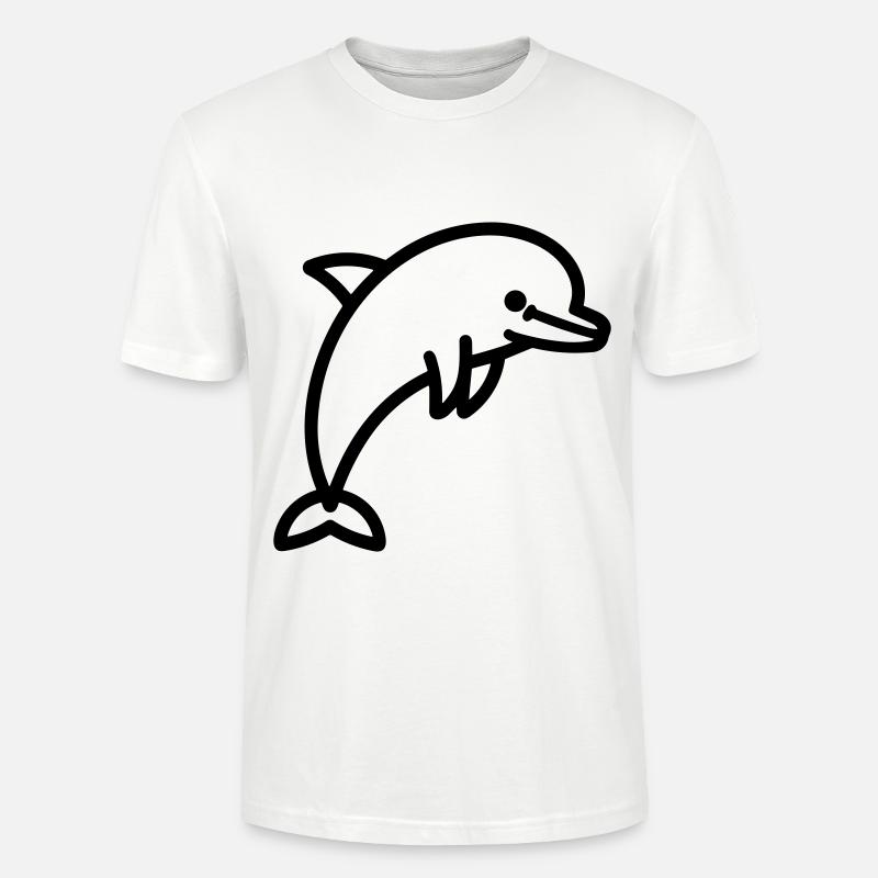 Delfin - Stanley/Stella Unisex Bio-T-Shirt CRAFTER - Weiß