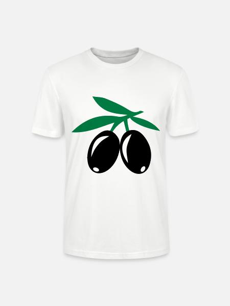 Oliven - Stanley/Stella Unisex Bio-T-Shirt CRAFTER - Weiß
