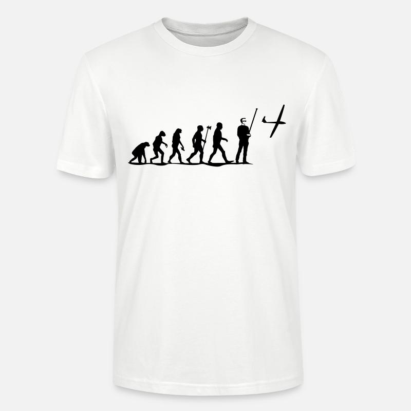 evolution modellfliegen - Stanley/Stella Unisex Bio-T-Shirt CRAFTER - Weiß