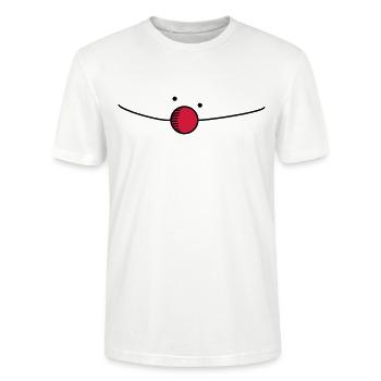 clown - Stanley/Stella CRAFTER Unisex Organic T-Shirt - white - Front - Alina (178cm) & Michal (187cm)