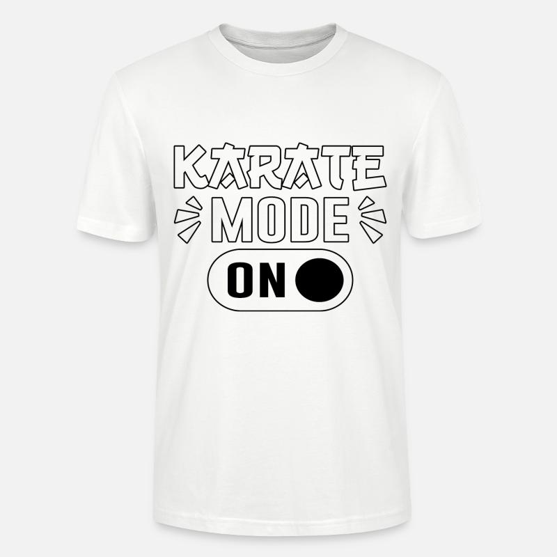 Mode karaté activé - T-shirt bio CRAFTER Stanley Stella Unisexe - blanc