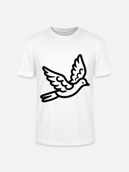 Dove - Stanley/Stella CRAFTER Unisex Organic T-Shirt - white