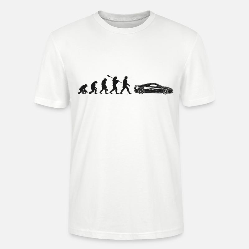 Auto De Sport Evolution - Stanley/Stella Unisex Bio-T-Shirt CRAFTER - Weiß
