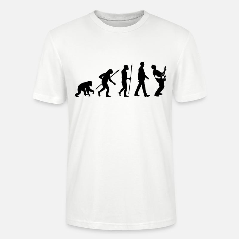 evolution_rocks_032012_l1c - Stanley/Stella CRAFTER Unisex Organic T-Shirt - white