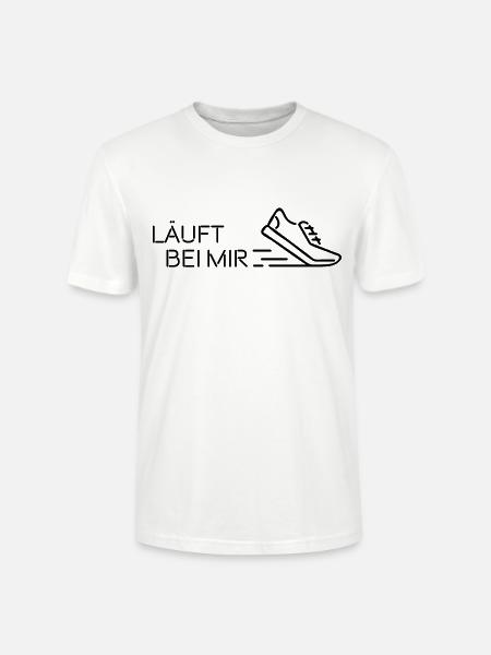 Läuft bei mir - Stanley/Stella Unisex Bio-T-Shirt CRAFTER - Weiß