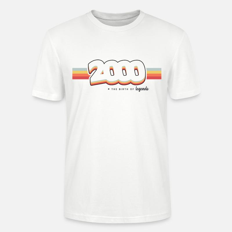 2000 Die Geburt der Legenden - Stanley/Stella Unisex Bio-T-Shirt CRAFTER - Weiß