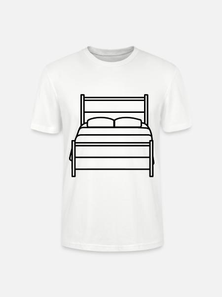 bed - Stanley/Stella CRAFTER Unisex Organic T-Shirt - white