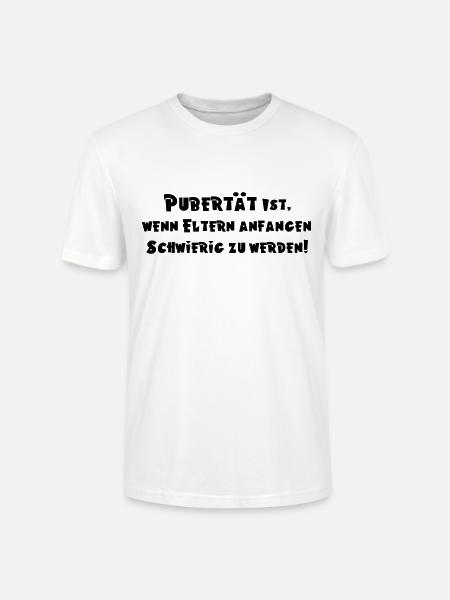 pubertaet_ist - Stanley/Stella CRAFTER Unisex Organic T-Shirt - white