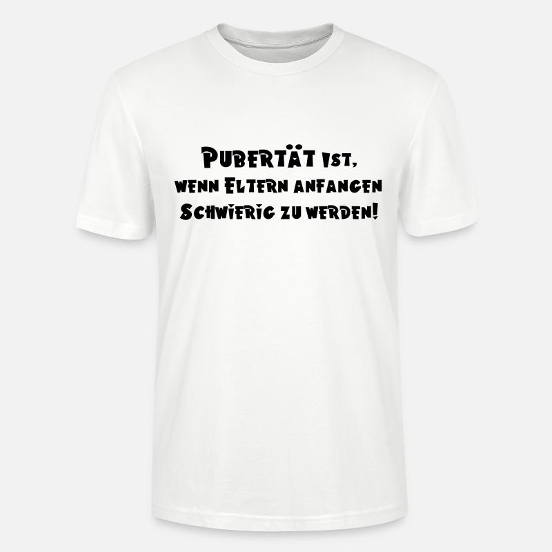 pubertaet_ist - Stanley/Stella Unisex Bio-T-Shirt CRAFTER - Weiß