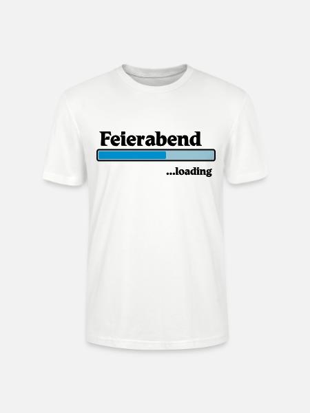 Feierabend loading - Stanley/Stella Unisex Bio-T-Shirt CRAFTER - Weiß