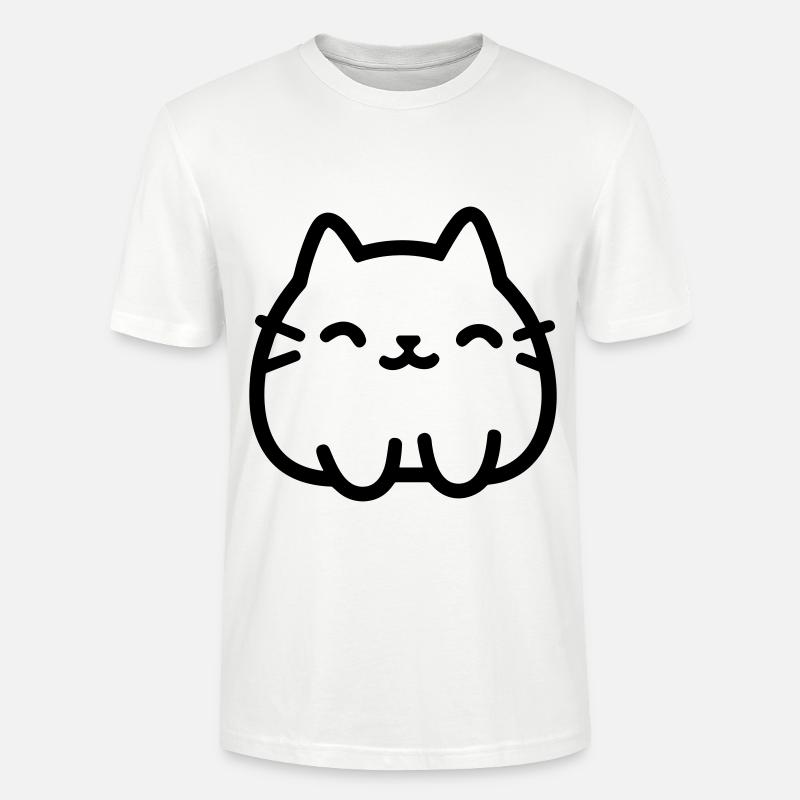 Katze - Stanley/Stella Unisex Bio-T-Shirt CRAFTER - Weiß