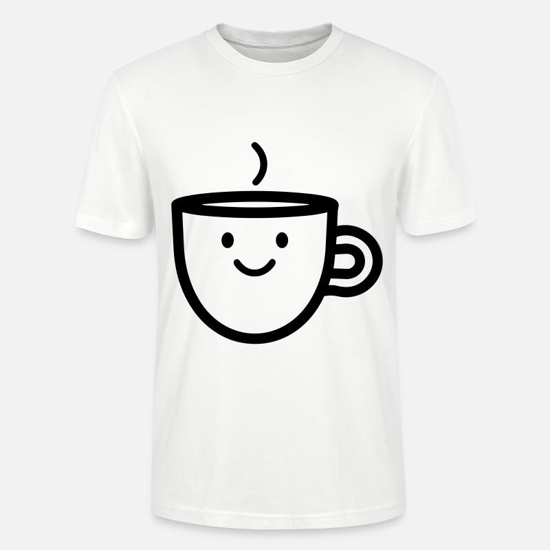 Mug de café - T-shirt bio CRAFTER Stanley Stella Unisexe - blanc