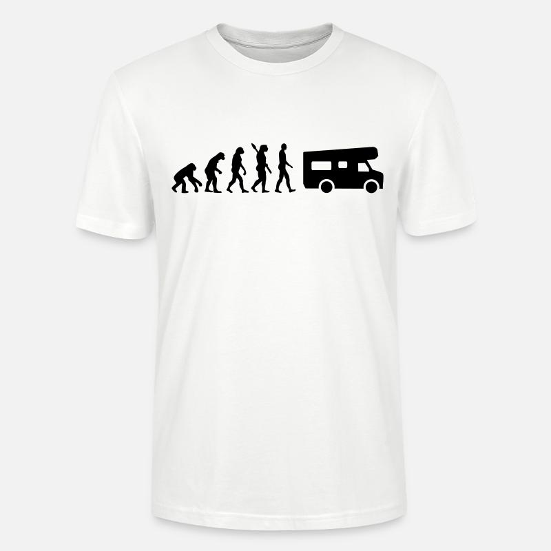 Evolution Camping - Stanley/Stella CRAFTER Unisex Organic T-Shirt - white