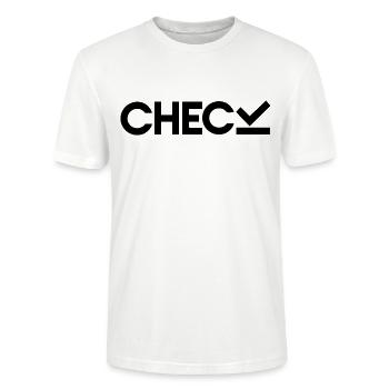 Check - Stanley/Stella CRAFTER Unisex Organic T-Shirt - white - Front - Alina (178cm) & Michal (187cm)